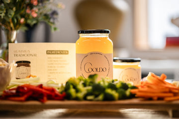 Degustación de caldo de huesos en formatos novedosos