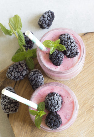 smoothie, frutos rojos
