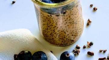 chía, pudding de chía, chía con frutas