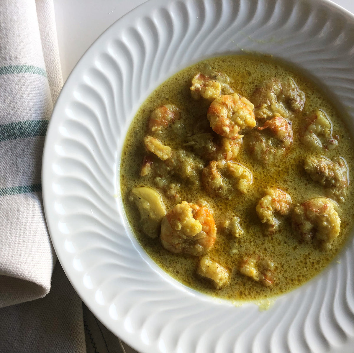 Gambas al curry